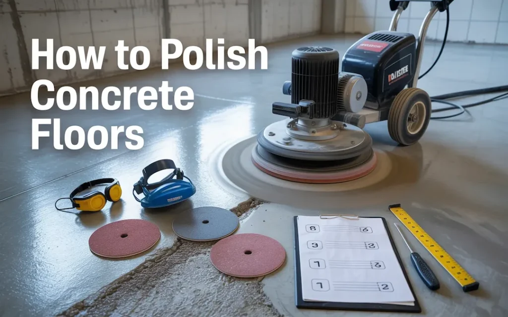 how to Polish Concrete Floors how to Polish Concrete Floors