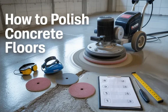 how to Polish Concrete Floors